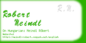 robert meindl business card